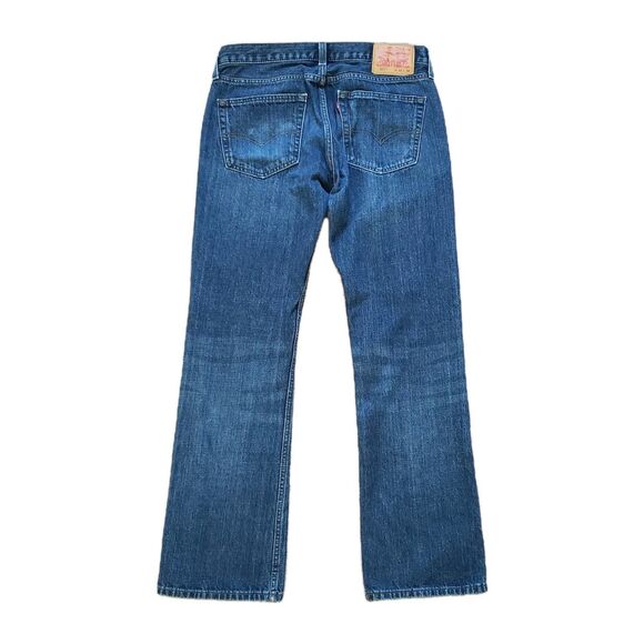 Levi's 527 Slim Bootcut Size 32x32 Mens Medium Wash Denim 5 Pocket Jeans - Picture 1 of 12